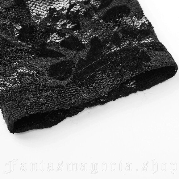 Punk Rave Nightspell Dress Cloak Size XS Small Lace Sleeves Goth Emo Core Black - Picture 4 of 13